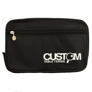 Custom Table Tennis Black Streamline Single Bat Case