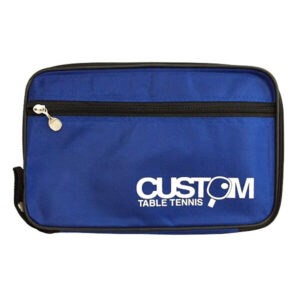 Custom Table Tennis Blue Streamline Single Bat Case