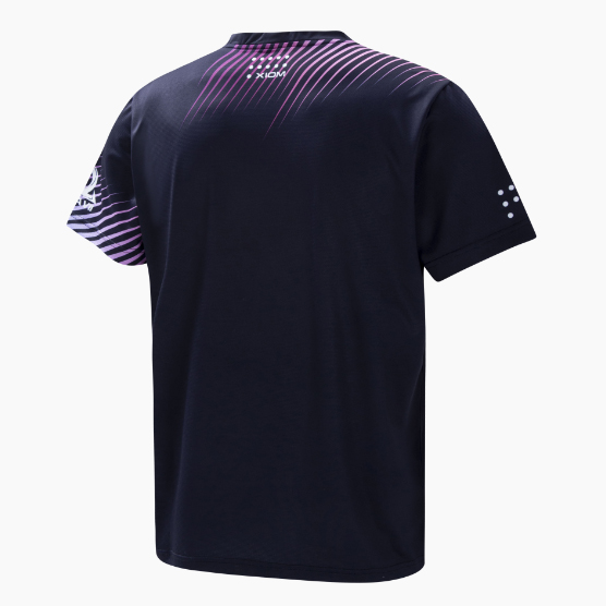 Xiom Austin Breathable Stretch Table Tennis Shirt Navy - Image 2