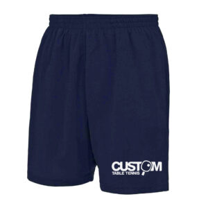 Custom Table Tennis Pro Navy Breathable Shorts