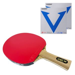 Custom Table Tennis Premium Zebrano Carbon XIOM Vega Bat