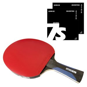 Custom Table Tennis Black Allround Gambler 7s Table Tennis Bat