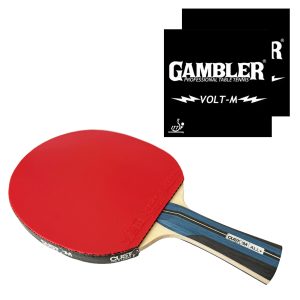 Custom Table Tennis Allround Plus Gambler Volt-M Table Tennis Bat