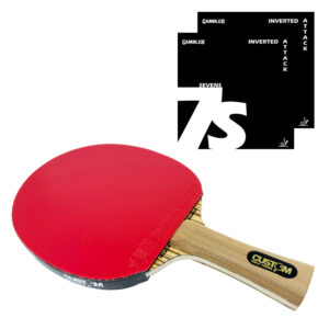 Custom Table Tennis Premium Zebrano Carbon Gambler 7s Bat