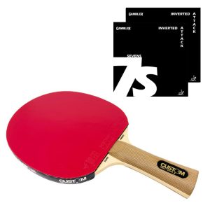 Custom Table Tennis Pure Hinoki Gambler 7s Tennis Bat