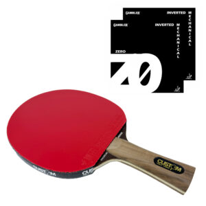 Custom Table Tennis Premium Wenge Carbon Gambler Zero Bat