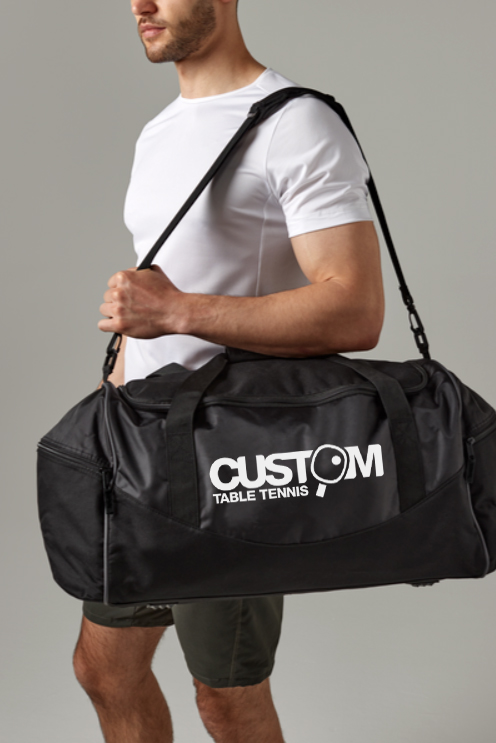 Custom Table Tennis Deluxe Sports Bag XL Holdall - Navy - Image 2