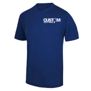 Custom Table Tennis Breathable T-Shirt – Navy