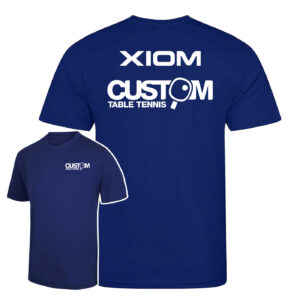 Custom Table Tennis XIOM Breathable T-Shirt - Navy Blue