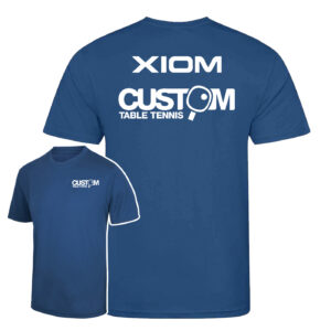 Custom Table Tennis Xiom Breathable T-Shirt - Ocean Blue