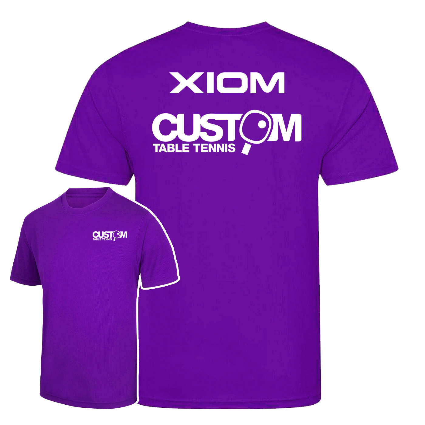 Custom Table Tennis Xiom Breathable T-Shirt - Purple