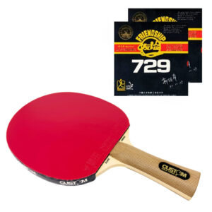 Custom Table Tennis Pure Hinoki Friendship 729 FX Table Tennis Bat