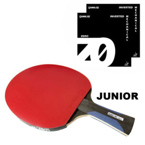 Custom Table Tennis Black Allround JUNIOR Gambler Zero Table Tennis Bat