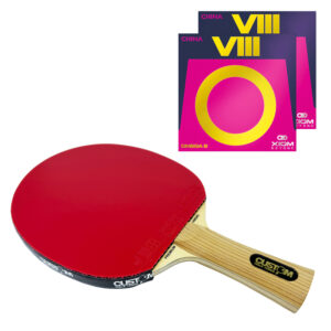 Custom Table Tennis Premium Hinoki Carbon XIOM Omega VIII 8 China Bat