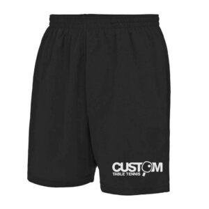 Custom Table Tennis Pro Black Breathable Shorts