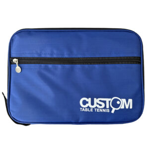 Custom Table Tennis Blue Streamline Double Bat Case