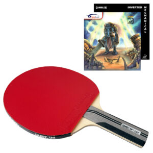 Custom Table Tennis Defensive Gambler Zero + Spinlord Gigant Anti Spin Table Tennis Bat