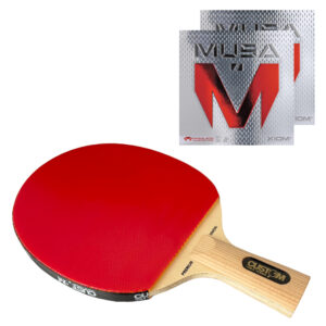 Custom Table Tennis Premium Hinoki Carbon PENHOLD XIOM Musa Tennis Bat